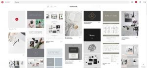 Pinterest- inspiración para crear imagen de marca y sitio web